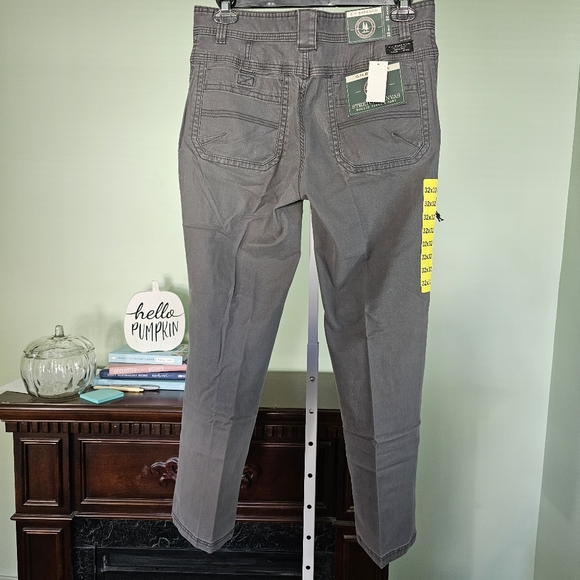 GH Bass & Co. Stretch Canvas Rugged Terrain Service Pant 32x32 Gray Magnet - Picture 4 of 7